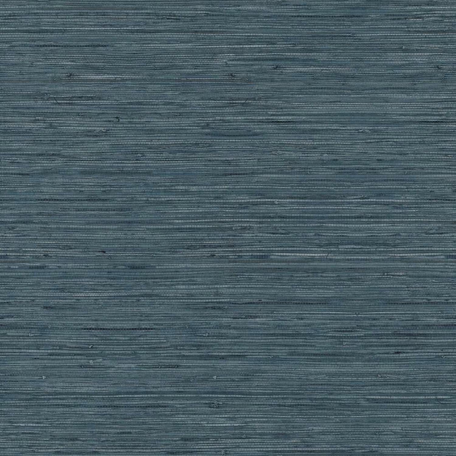 RoomMates RMK11314WP Blue Faux Grasscloth Non-Textured Peel and Stick Wallpaper, 20.5 inches x 16.5 feet — image 1