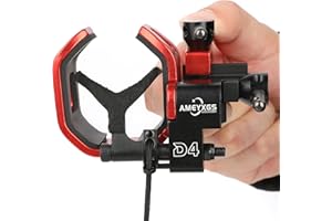 ZSHJGJR Archery Drop Away Arrow Rest Full Containment 4 Way Quick Adjustable Knob Right Hand for Compound Bow Hunting Shooting Accessories