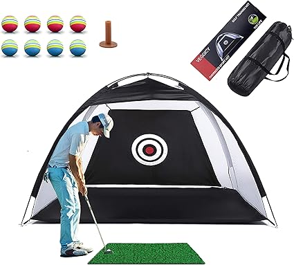 golf practice net and mat amazon