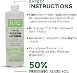 HAZ 50% Isopropyl Rubbing Alcohol Winter Green 500ml 2 Pack First Aid view 7