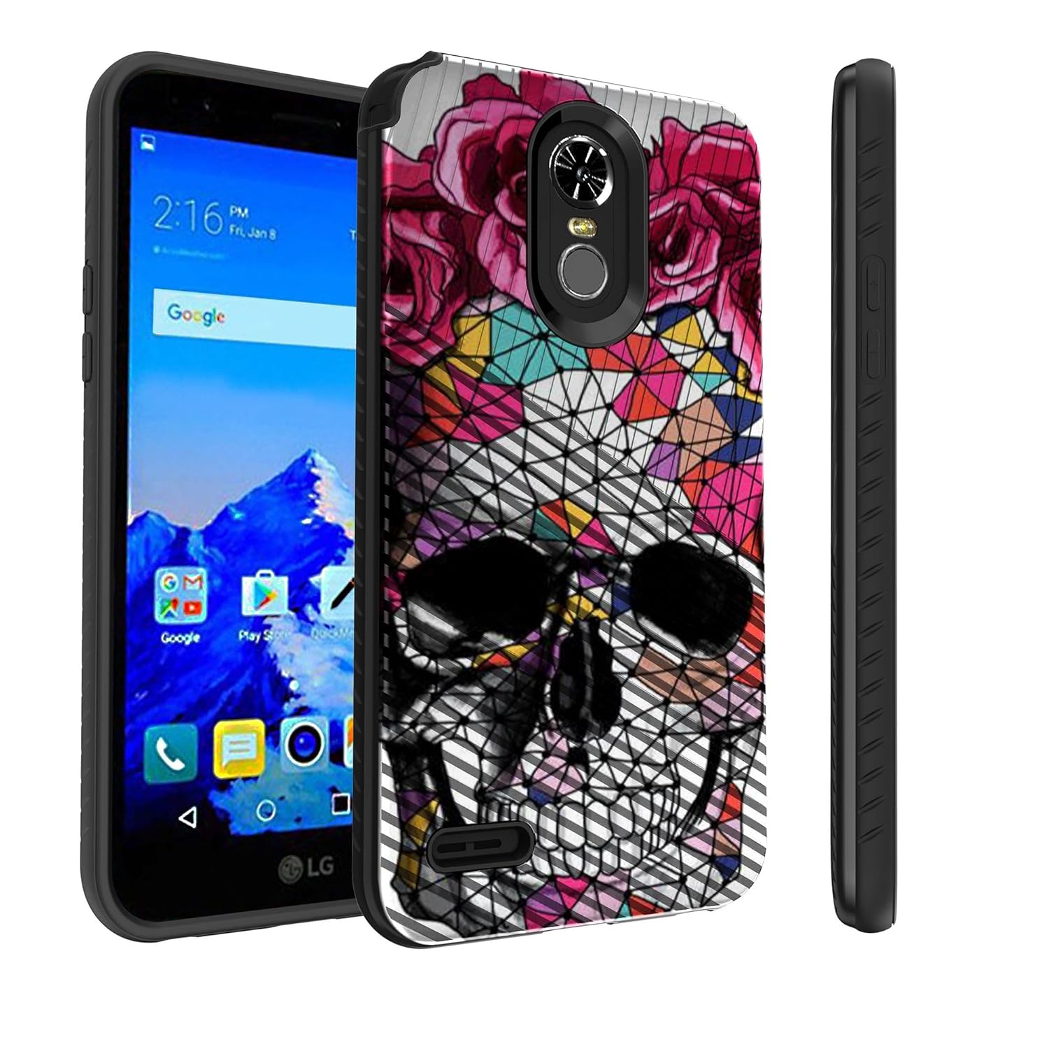 Best flower case lg stylo 3 plus