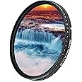 JJC 40.5mm ND Filter ND2-2000 VND Variable Neutral Density Adjustable Fader for Sony ZV-E10 II ZVE10 A7CII A7C ZV-E1 ZVE1 ZV-1F A6400 A6300 A6100 A6000 with E 16-50mm Kit Lens or FE 28-60mm Kit Lens