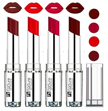 ForSure Velvet Matte Lipstick (Hot Red, Magenta, Maroon, Wine)