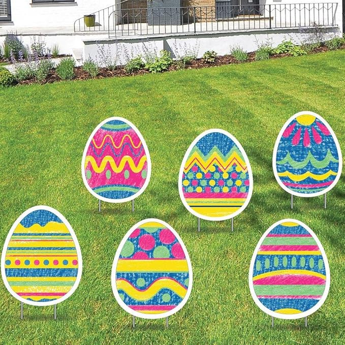 VictoryStore Yard Sign Outdoor Lawn Decorations Easter