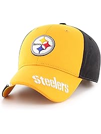 OTS NFL Pittsburgh Steelers Rivet All-Star Adjustable Hat, Black, Kid's