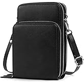 Pearl Angeli Small Crossbody Bag RFID Cellphone Wallet Purse Mini Ladies Handbag Purse with Shoulder Strap