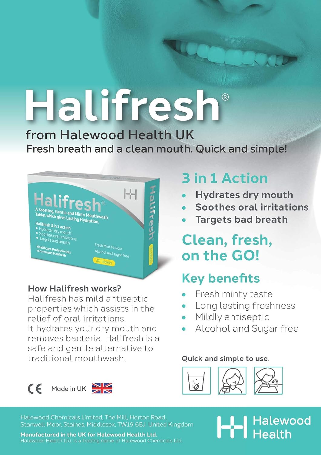 Halifresh Mouthwash Tablets - 30 Tablets - Image 4