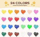 YPLUS Peanut Crayons for Toddlers 24 Color Non Toxic Easy Grip Washable view 5