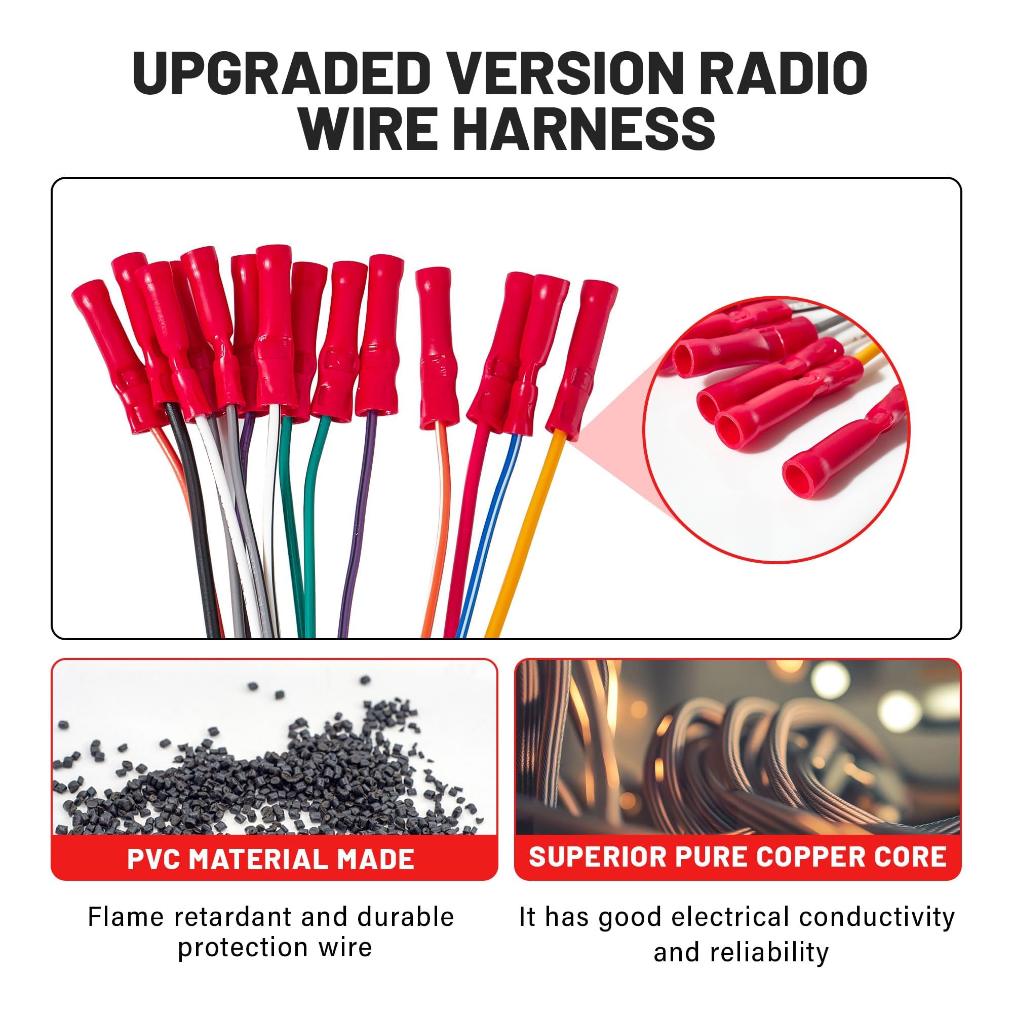 DIN ISO 16PIN Kabel Adapter Autoradio Stecker Kabelbaum Für Android
