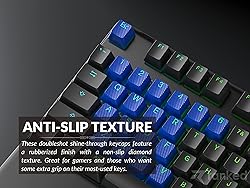 Ranked Rubber Keycap Set | Double Shot Translucent