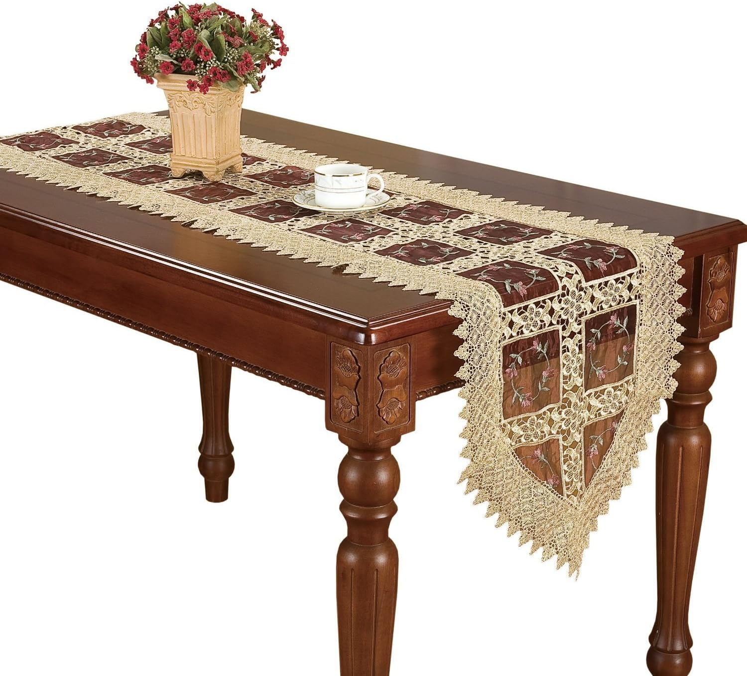 Best Beaded Shamrock Table Runner
