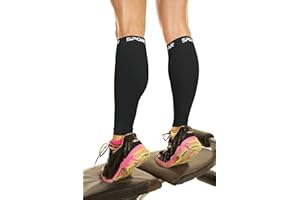 PHYSIX GEAR SPORT Physix Gear Calf Compression Sleeves - Shin Splint Support for Running, Enhanced Performance & Comfort for Men & Women