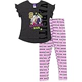Disney Zombies Zed Addison Ruffle Graphic T-Shirt & Leggings Set