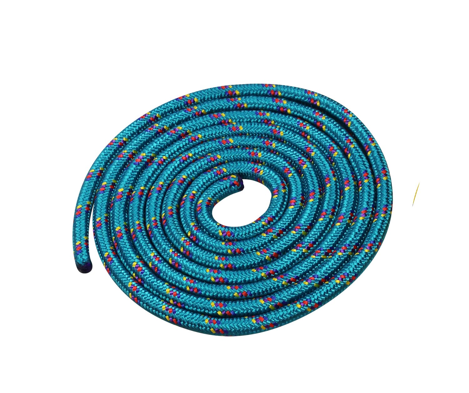 Beautiful coloured skipping rope - 3 m - Green colour