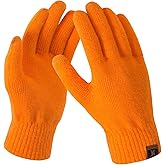 FZ FANTASTIC ZONE Women's Winter Touchscreen Wool Magic Gloves Warm Knit Fleece Lined for Women