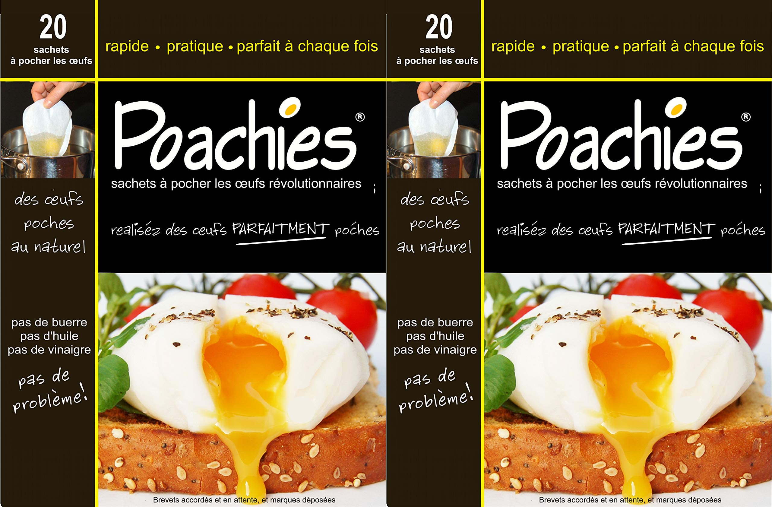 Poachies Egg poaching Bags x 2-40 Bags
