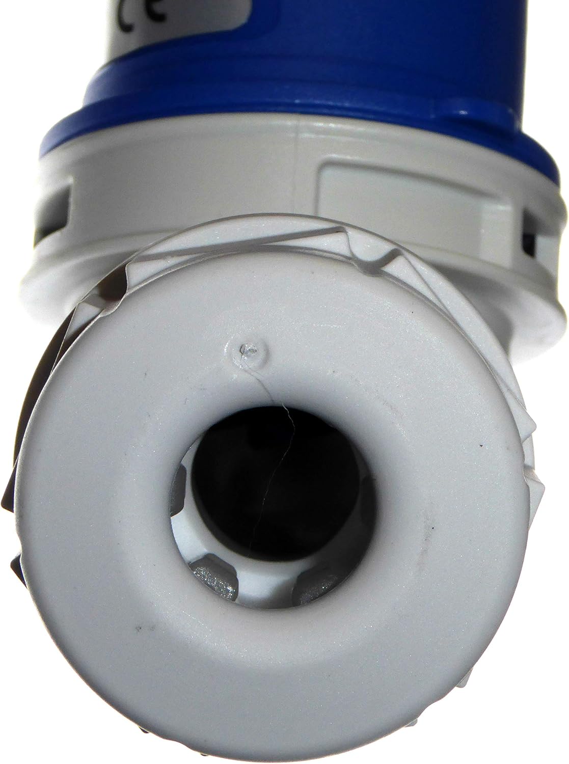 IEC/CEE 16A Angle Plug - 3 Poles 2P + E - 230V Blue - Garo PA216-6S - Image 3