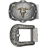 BELTROAD Western Cowboy Ratchet Belt Buckle for Men Women Ratchet Buckles | 1.5