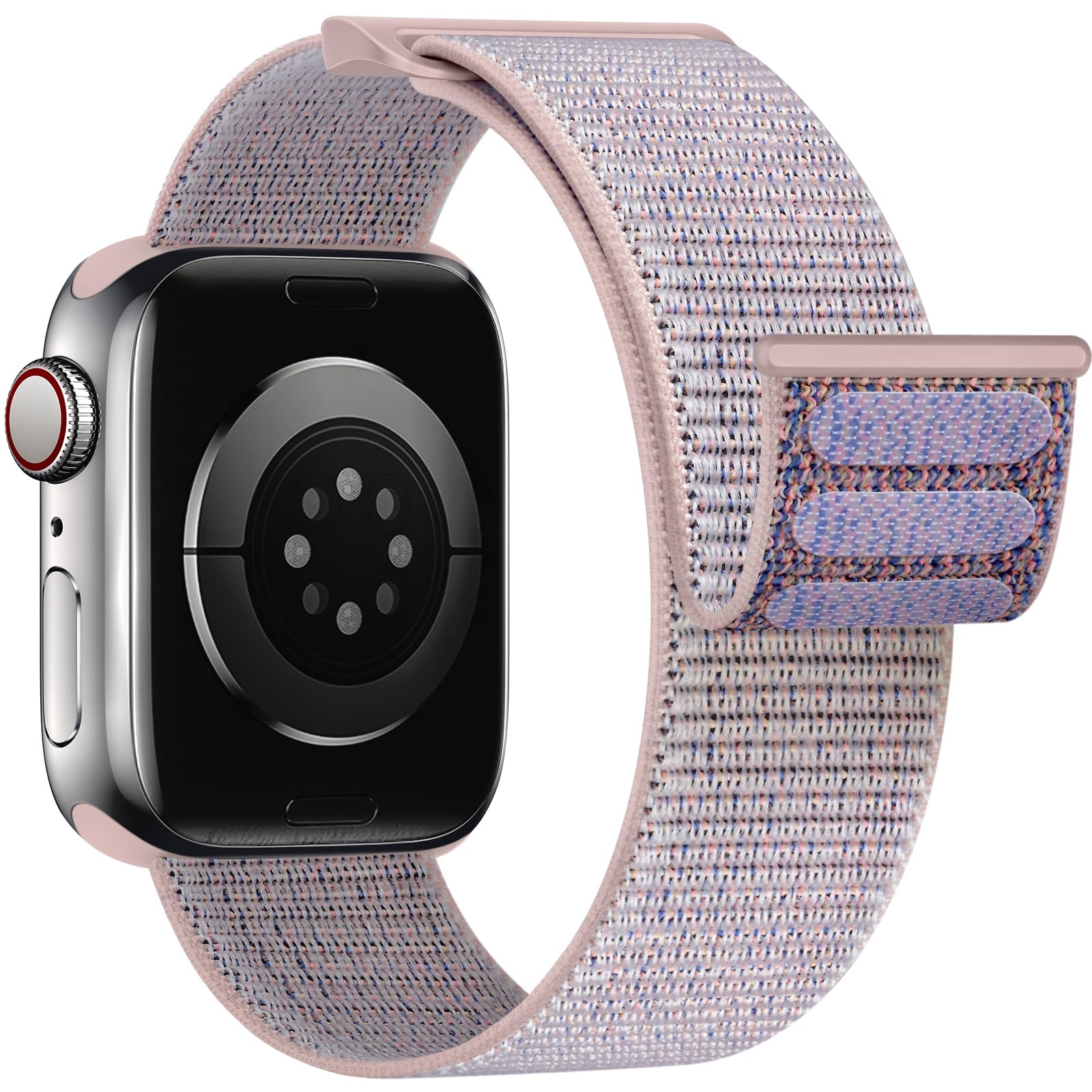 Yoohoo Nylon Straps Compatible with Apple Watch Straps 44mm 45mm 46mm 49mm 42mm(Series 3/2/1) Women Men,Upgraded Soft Nylon Replacement WatchBands for iWatch Series 11 10 9 8 7 6 5 4 3 2 1 SE3 Ultra3