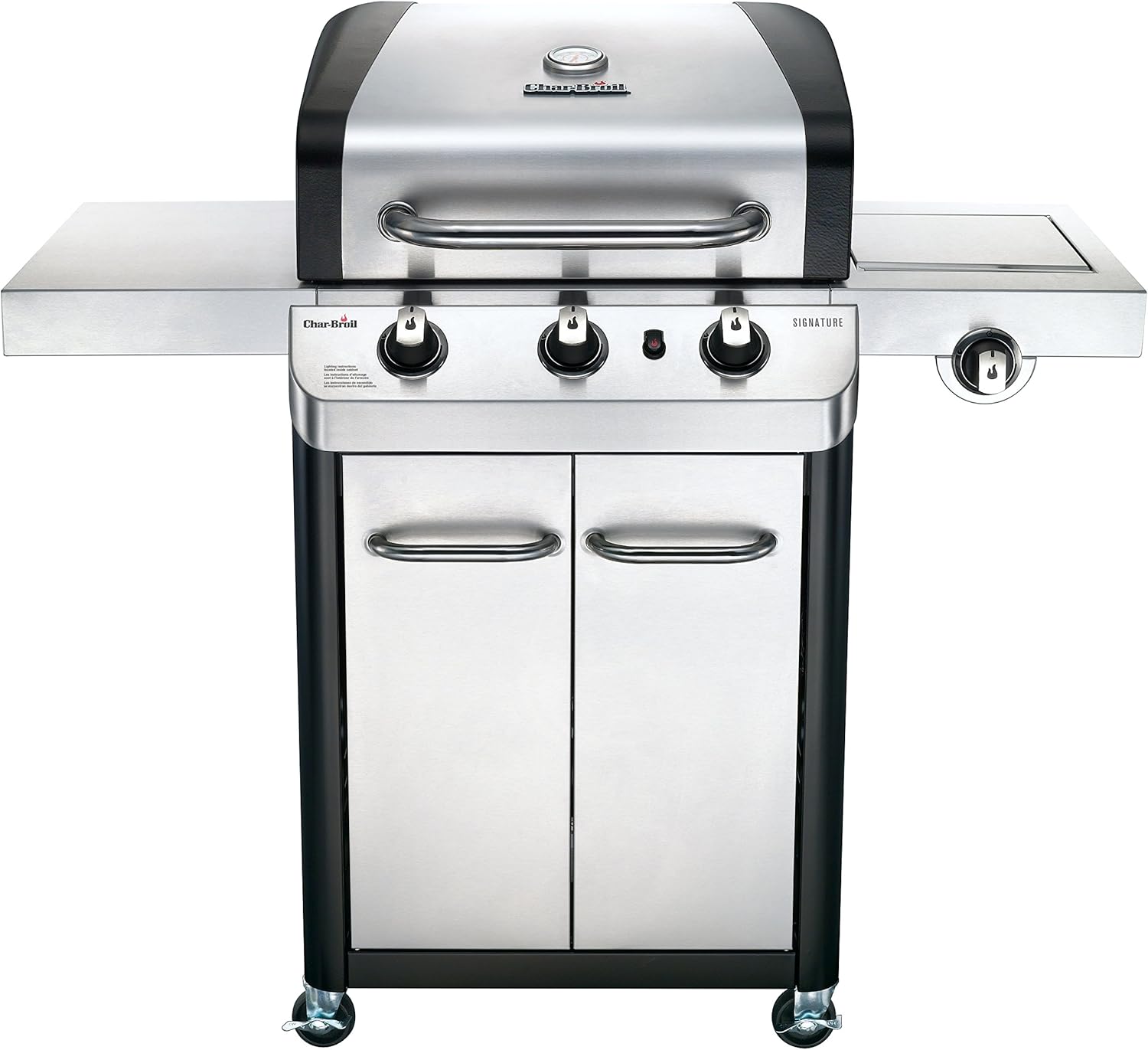 review Char-Broil Signature 425 3-Burner Cabinet Liquid Propane Gas Grill