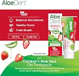 Aloe Dent Children's Aloe Vera Toothpaste Fluoride Free Strawberry 50 ml view 2