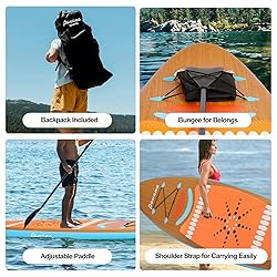 Panana Inflatable Stand Up Paddle Board, 10'x31 x6