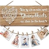 Asoulin Best Grandma Gifts Christmas Gifts for Grandma Picture Frame, Birthday Gift for Nana from Grandchildren Granddaughter Grandson, Grandkids Photo Holder Grandpa Gigi Nana Gift for Thanksgiving