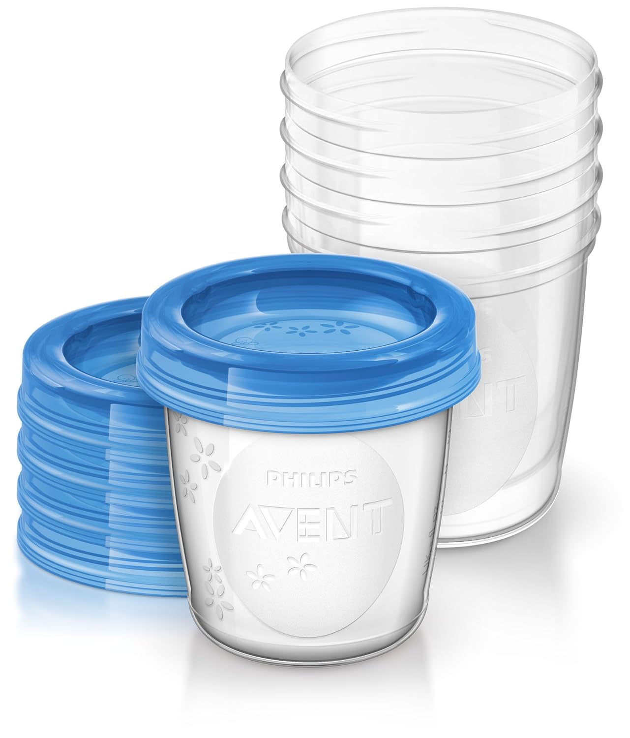 Contenitori per latte materno 180 ml Confezione da 5 Pezzi Philips Avent  SCF619/05 Contenitori per Latte Materno urban-earth.co.uk