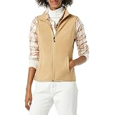 Amazon Essentials Women's Classic-Fit Sleeveless Polar Soft Fleece Vest with Zip Pockets (Available in Plus Size)