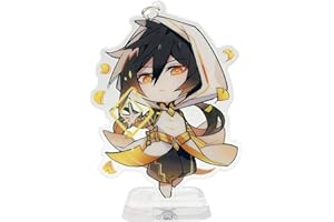 YJacuing Genshin Impact Cute Acrylic Keychain Figure