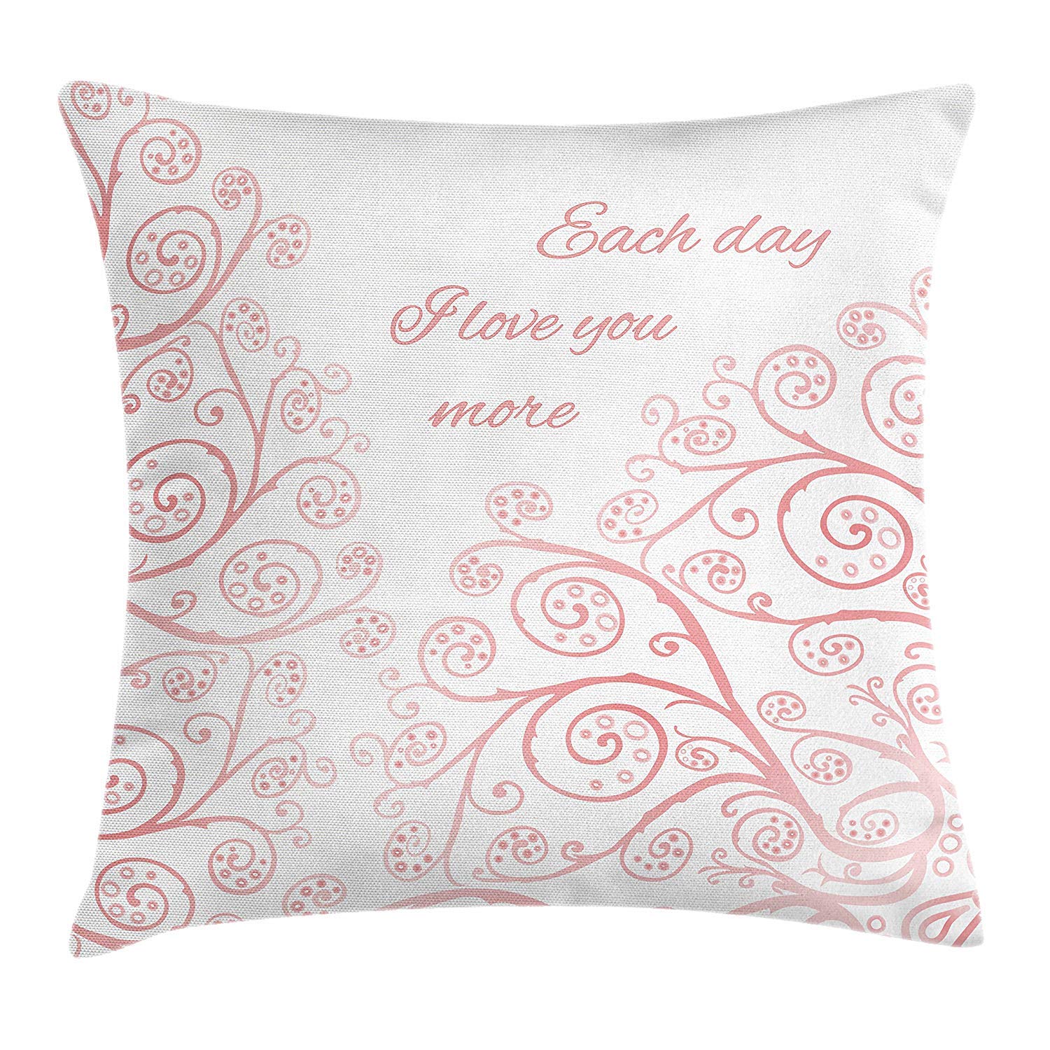 Amazon Com Emiqlandg I Love You More Throw Pillow Cushion Cover