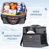 Lifewit Cooler Bag 50 Cans Insulated Large Lunch Bag Dark Grey 40x26.5x31 view 5