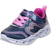 Skechers Girl's Lights-Retro Hearts Sneaker