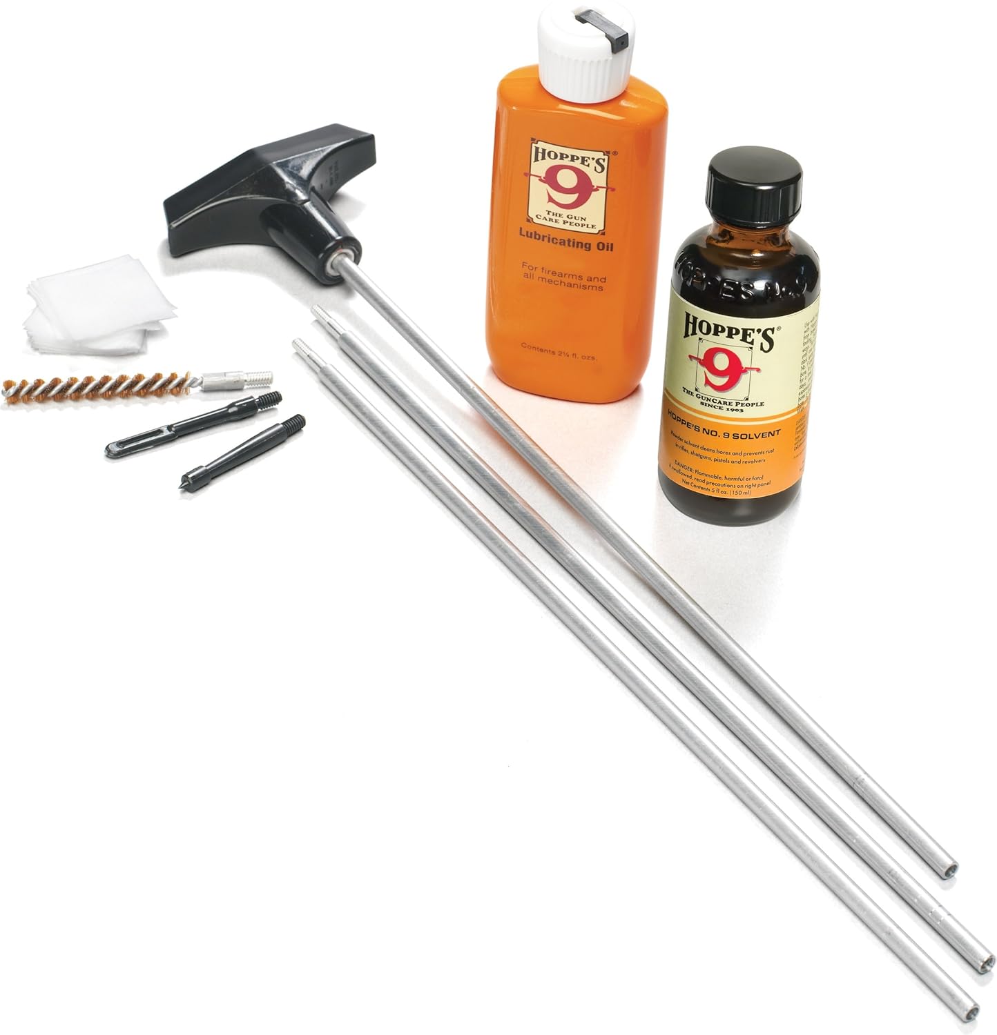 Gun Cleaning Kit Rifle Pistol Lubrication Hoppe's Aluminum Rod Universal Caliber 26285511376 eBay