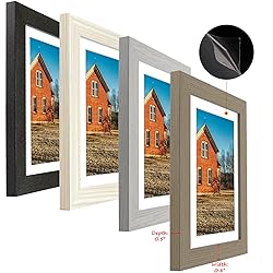 Golden State Art, 6x8 Picture Frame Set of 4