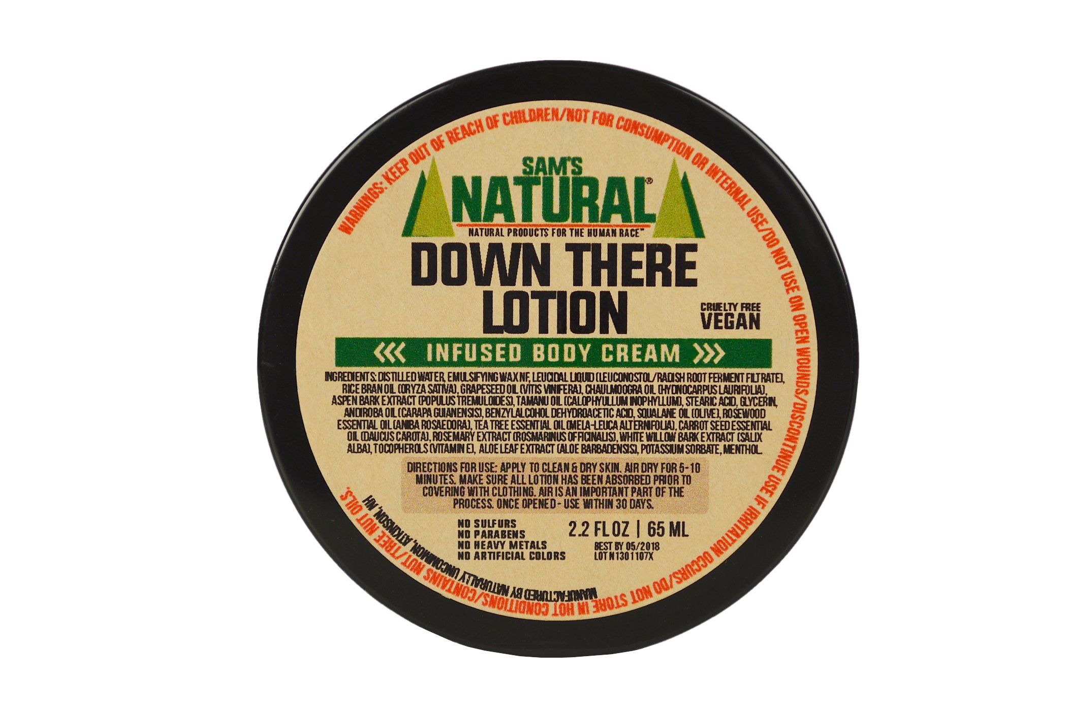 Down There Lotion - Holiday Gifts - Stocking Stuffers - Gifts for Men - Body Lotion - Anti-Chafe - Cooling Lotion - Natural Moisturizer - Vegan and Cruelty Free - America's Favorite