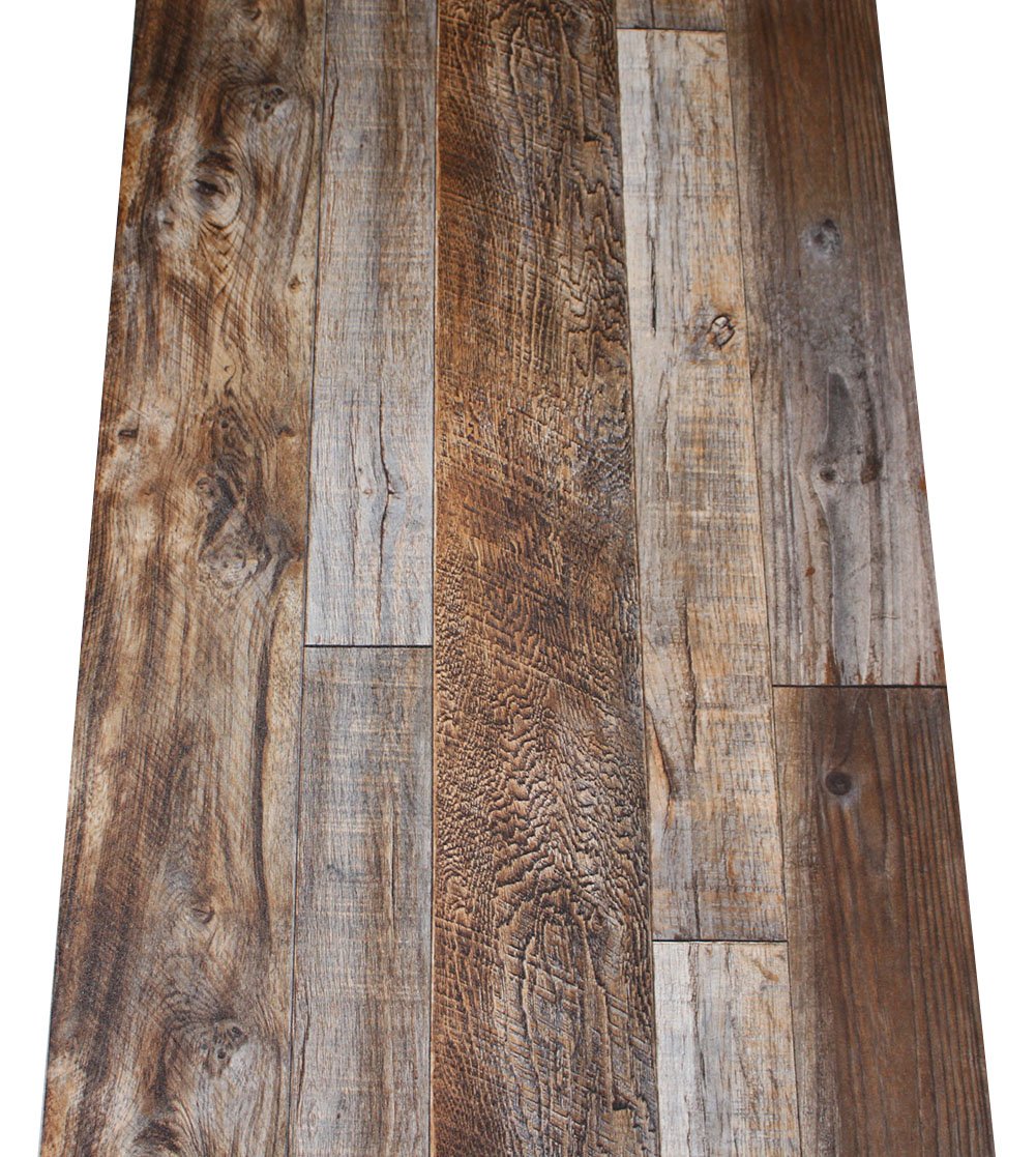 HaokHome 5005 Distressed Faux Wood Plank Wallpaper Rolls