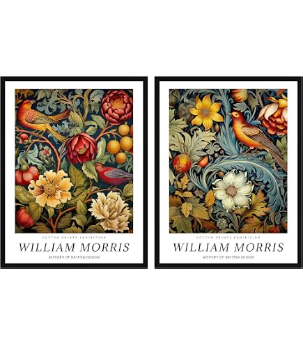 Tapisserie Murale Arbre De Vie William Morris - 47x69 Cm, Coton, Design Arts & Crafts