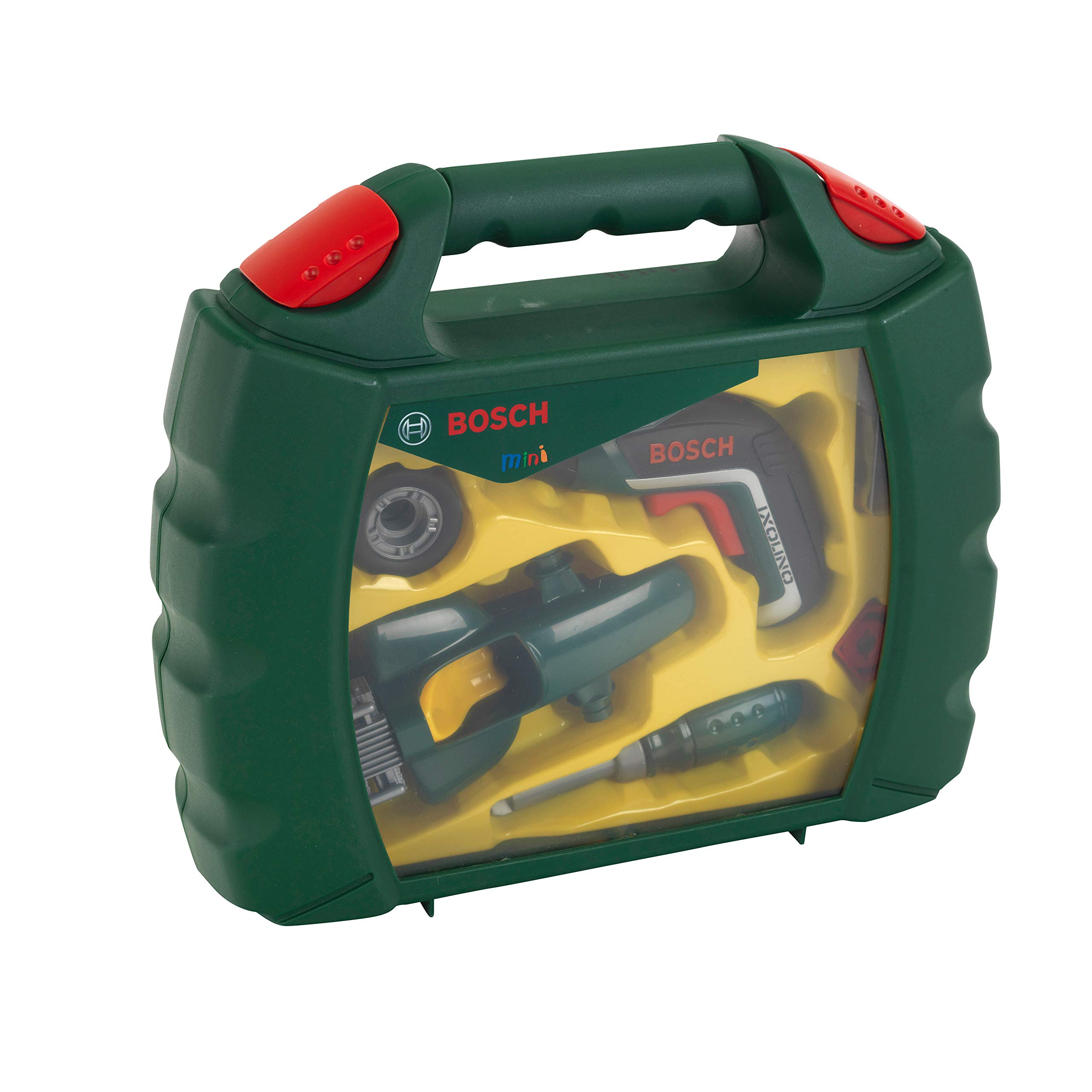 Theo Klein 8395 Werkzeugkoffer-Set Bosch Grand Prix mit Ixolino-Akkuschrauber | Schraubbarer Rennwagen | Maße: 32 cm x 26 cm x 9 cm | Spielzeug für Kinder ab 3 Jahren 6