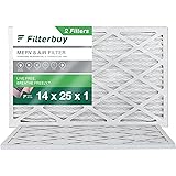 Filterbuy 16x24x1 Air Filter  6-Pack , Pleated MERV 13 Health Defense Replacement Hvac Ac Furnace Filters Actual Size 15 38 X 23 38 X 0 75