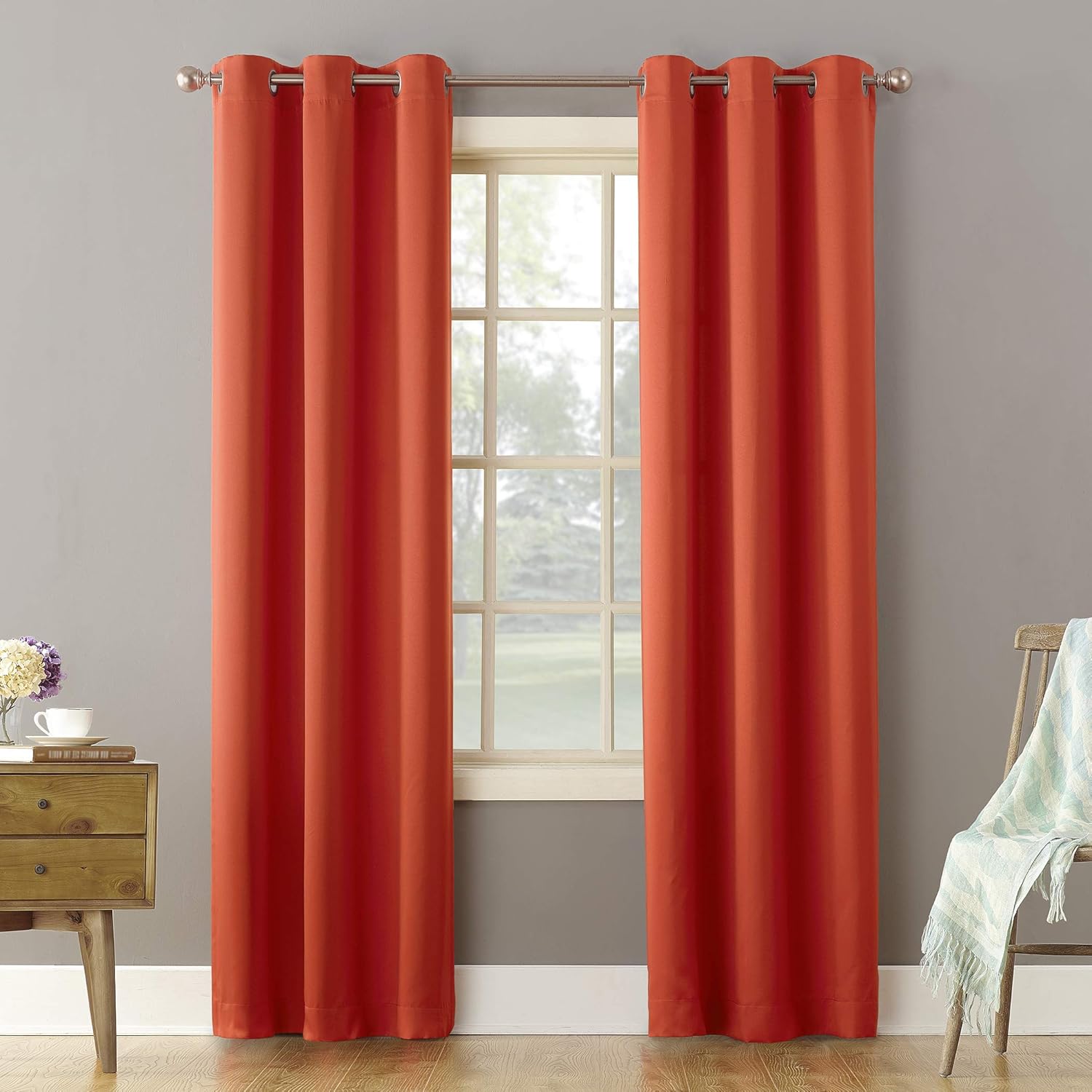 Sun Zero Becca Energy Efficient Grommet Curtain Panel 40 X 84