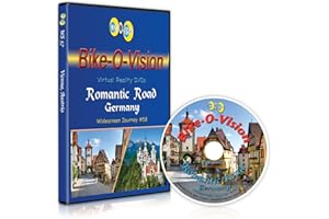 Bike-O-Vision - The Romantic Road, Germany - Virtual Cycling Adventure - Perfect for Indoor Cycling and Treadmill Workouts - Cardio Fitness Scenery Video