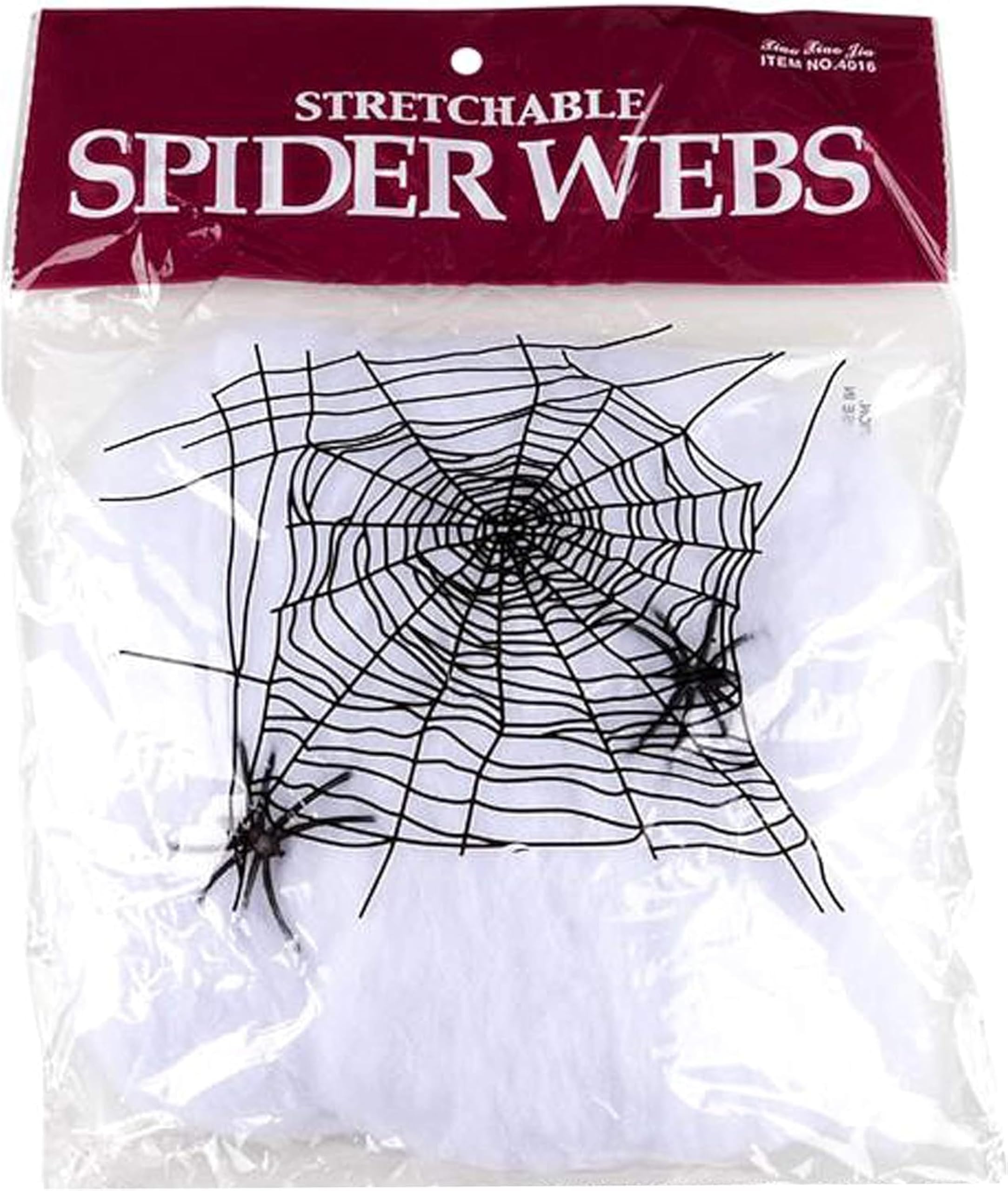 10 Packs of 40g Halloween Spider Web with 40 Spiders for Haunted House Decoration - Stretchable Cobweb, Indoor & Outdoor Spooky Effect, Perfect for Creating Chilling Atmosphere