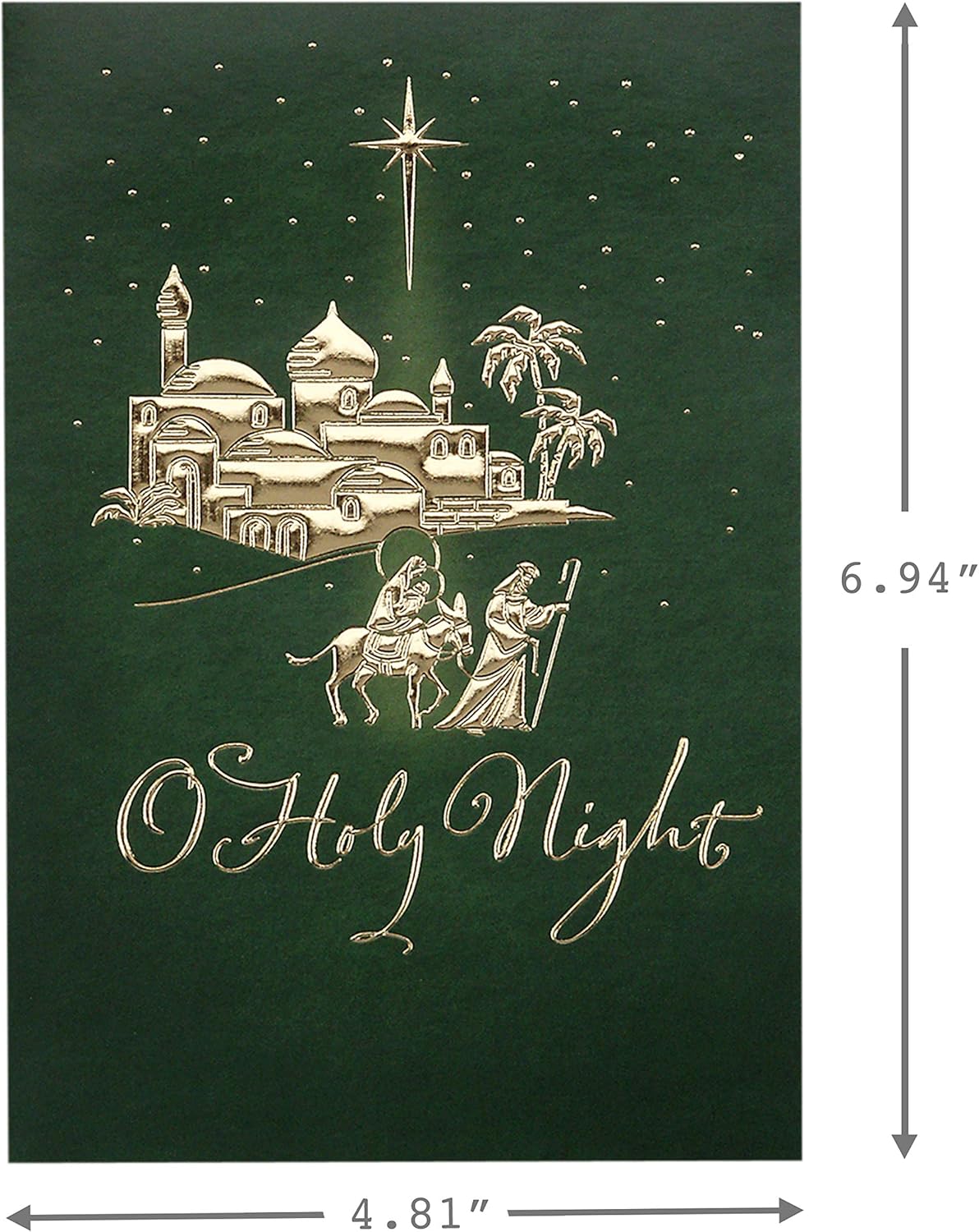 Image Arts Religious Boxed Christmas Cards Assortment (4 Designs, 24 Christmas Cards with Envelopes) : Office Products