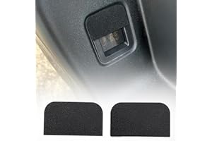 RAVOTOM License Plate Light Covers Compatible with 2016-2023 Toyota Tacoma Accessories Reduce License Light Blinding/Glare Custom Fit 3rd Gen Tacoma 3M Taped Durable Strong