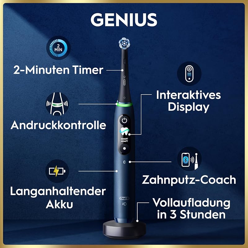 iO Series 9 Elektrische Zahnbürste, Dunkelblau