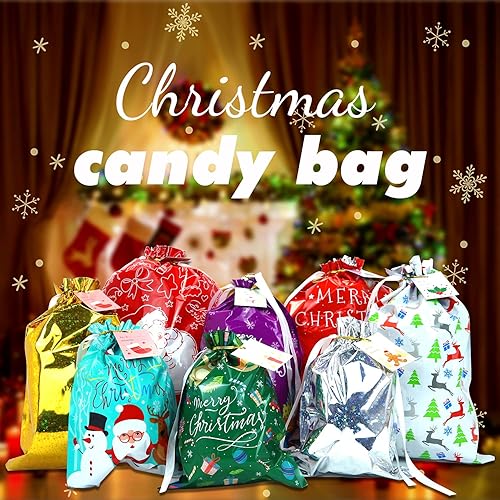 Children's gift bags,22pcs Assorted Christmas Gift Wrapping Bags