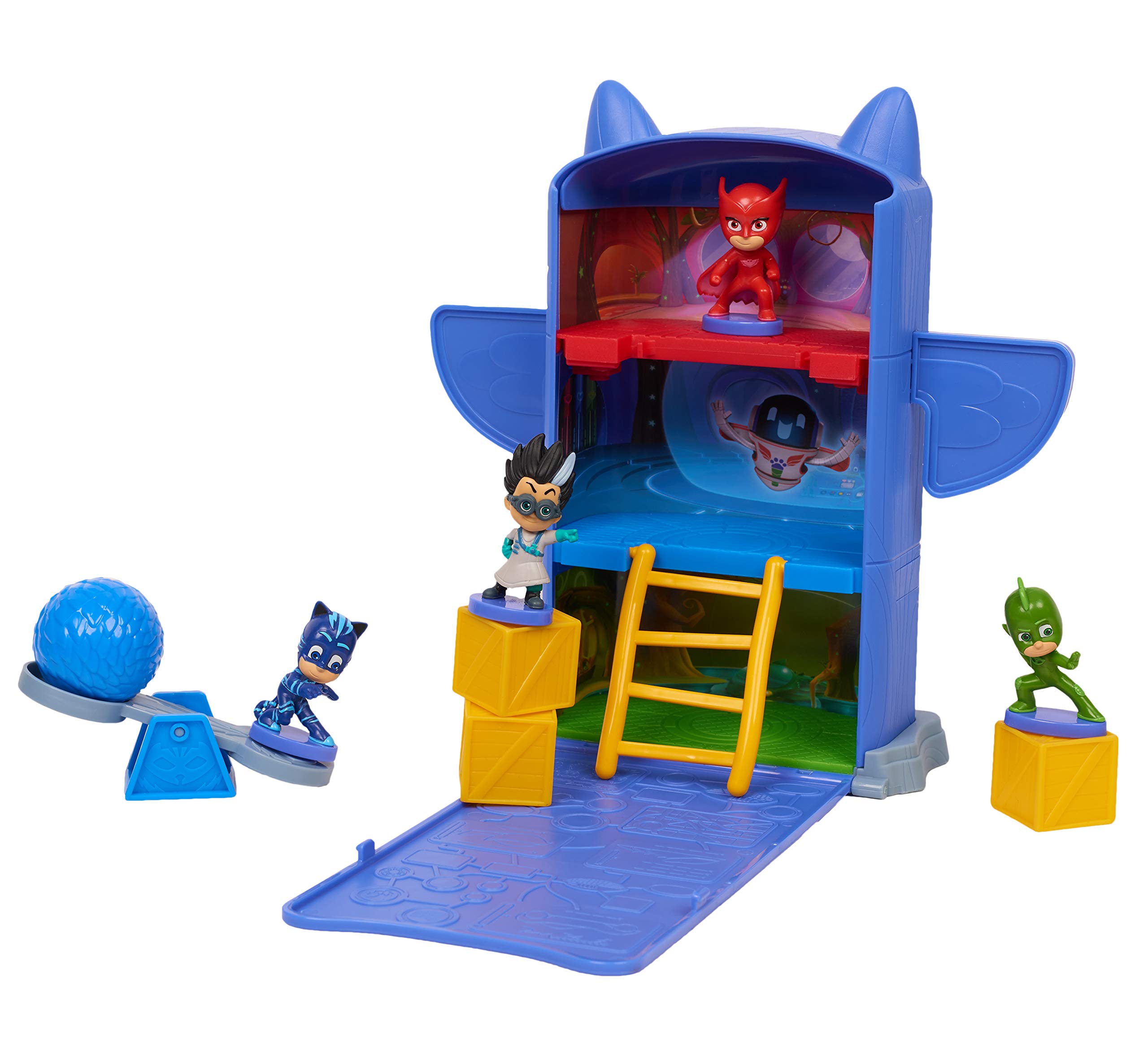 JP PJ Masks JPL95425 Fold N' Go HQ Playset