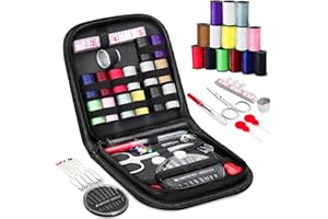 OKOMER Sewing Kit, Sewing Kits for Adults, Okom 68Pcs Thread for Sewing, Sewing Supplies, Sew Kit for Home,Traveler, DIY, Gifts for Women, Stocking Stuffers for Teen Girls, Christmas Gifts for Grandkids(S)