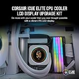 Corsair iCUE ELITE CPU Cooler LCD Display Upgrade Kit White Custom IPS Screen view 2